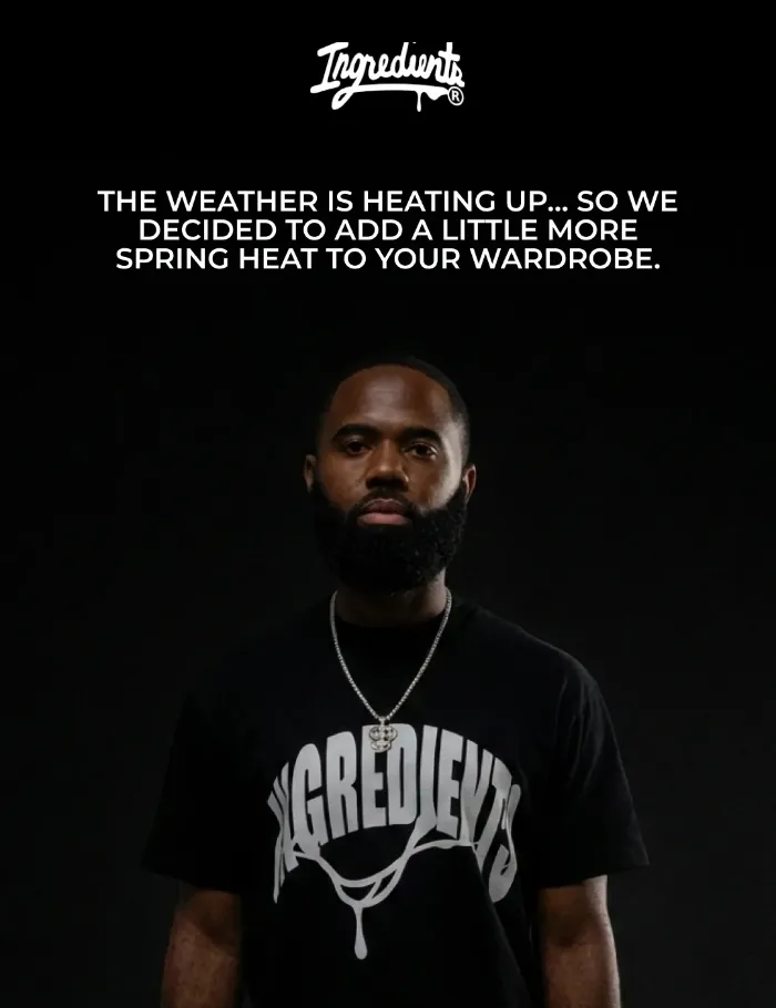 Ingredients Clothing Co product drop campaign
